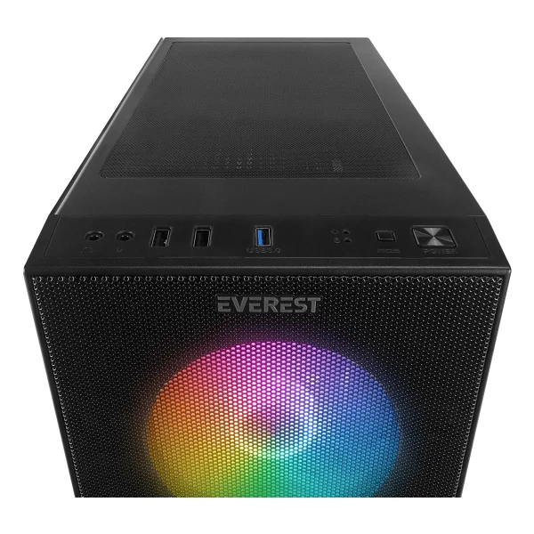 Everest Faced V3 4 Fanlı 500 W ATX Oyuncu Kasası - Görsel 5