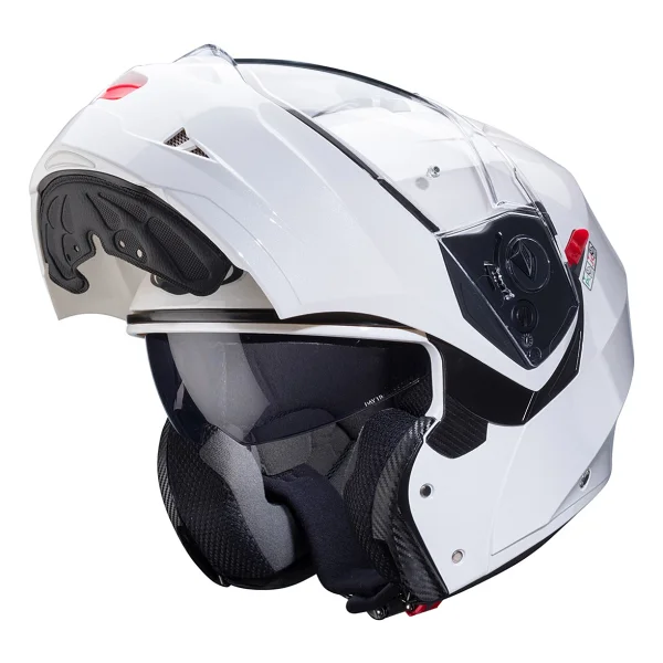 Caberg Duke X Beyaz Çene Açılır Motor Kaskı - Görsel 6