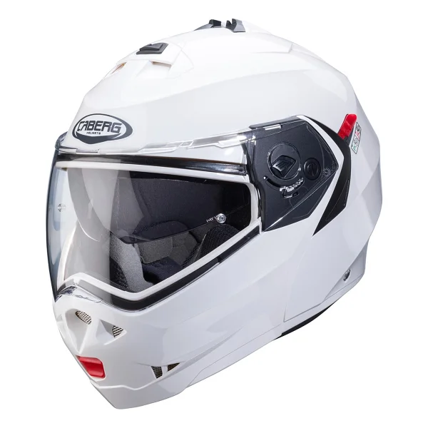 Caberg Duke X Beyaz Çene Açılır Motor Kaskı - Görsel 2