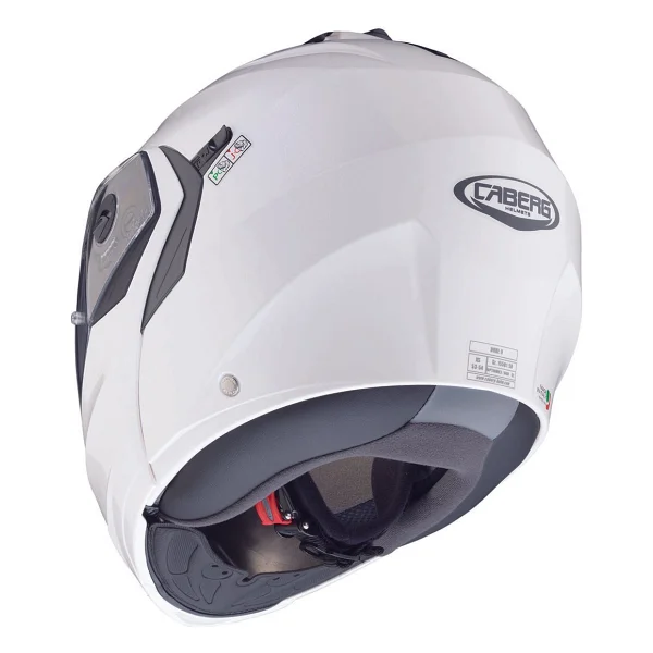 Caberg Duke X Beyaz Çene Açılır Motor Kaskı - Görsel 3