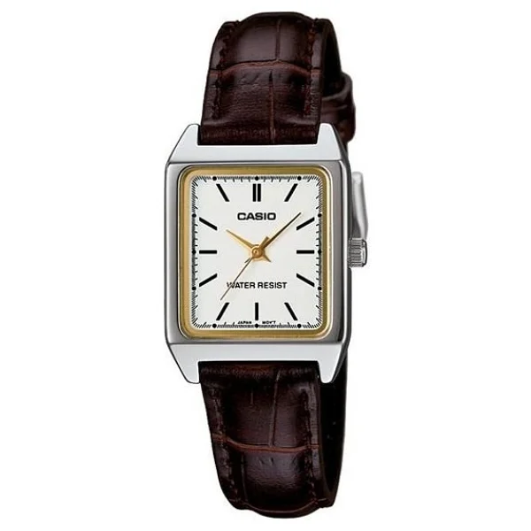 Casio Standart LTP-V007L-7E2UDF Deri Kordon Kahverengi Kadın Kol Saati - Görsel 3