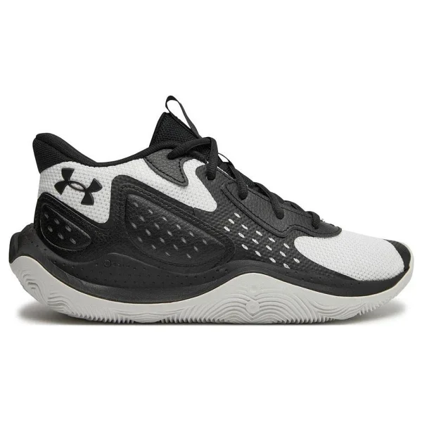 Under Armour Jet 23 3026634-006 Siyah-Beyaz Erkek Basketbol Ayakkabısı - Görsel 7
