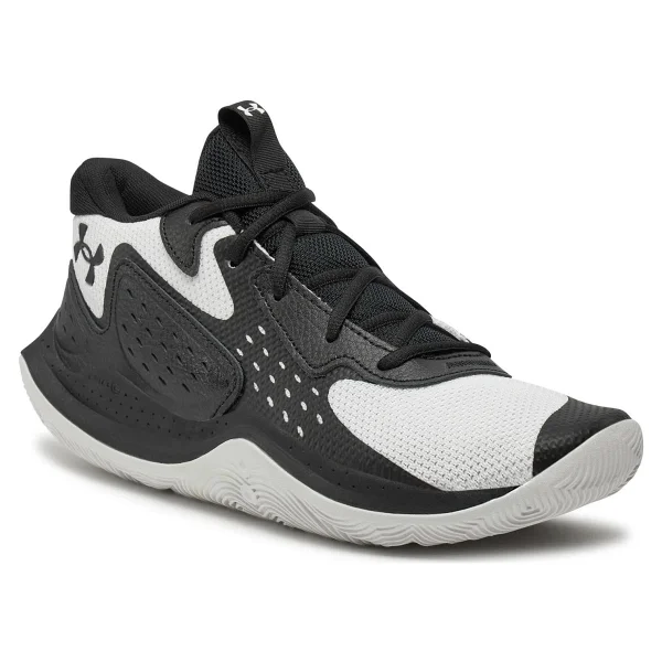 Under Armour Jet 23 3026634-006 Siyah-Beyaz Erkek Basketbol Ayakkabısı - Görsel 2