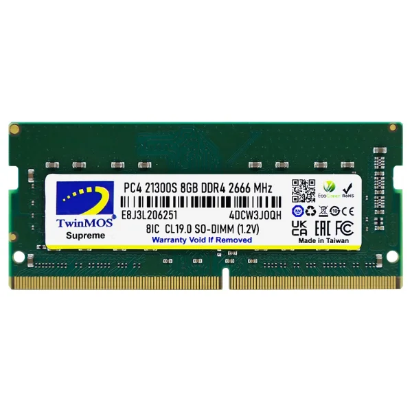 Twinmos 8GB 2666MHz DDR4 MDD48GB2666N Notebook RAM - Görsel 4