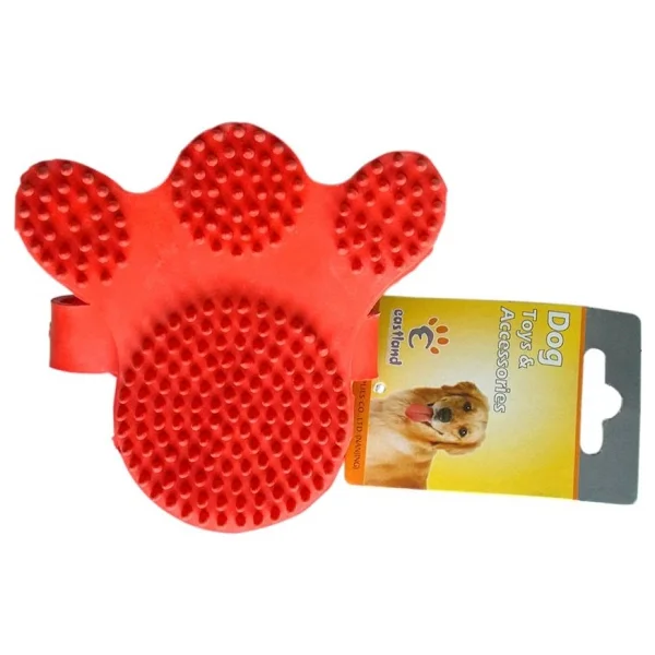 Eastland Pati Şeklinde 12 cm Köpek Tüy Tımar Eldiveni - Görsel 2
