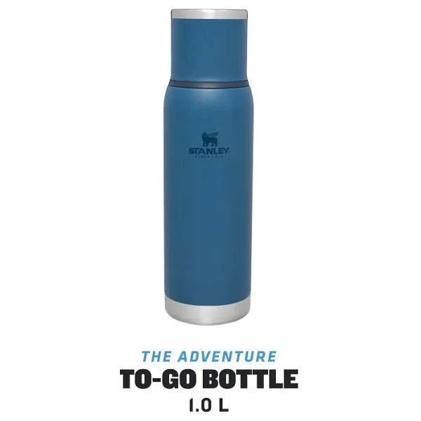 Stanley Adventure To-Go Mavi 1 lt Çelik Termos - Görsel 3