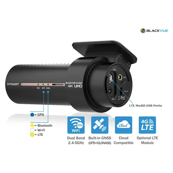 Blackvue DR970X-2CH 4K UHD 2 Kameralı Arac Kamerası - Görsel 3