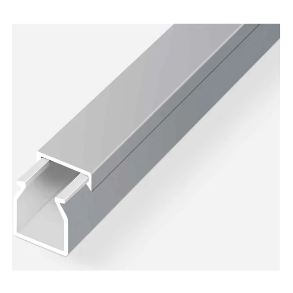 Mutlusan Kablo Kanalı 2 Metalik Gri 16X16 mm - Görsel 2