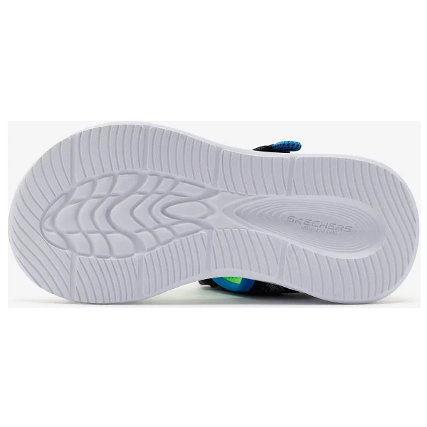 Skechers Sola Glow Aquatastic 401672L-BBLM Işıklı Siyah Çocuk Sandalet - Görsel 4