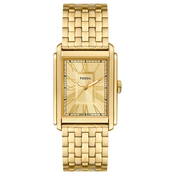 Fossil Carraway FFS6009 Çelik Kordon Altın Erkek Kol Saati - Görsel 5