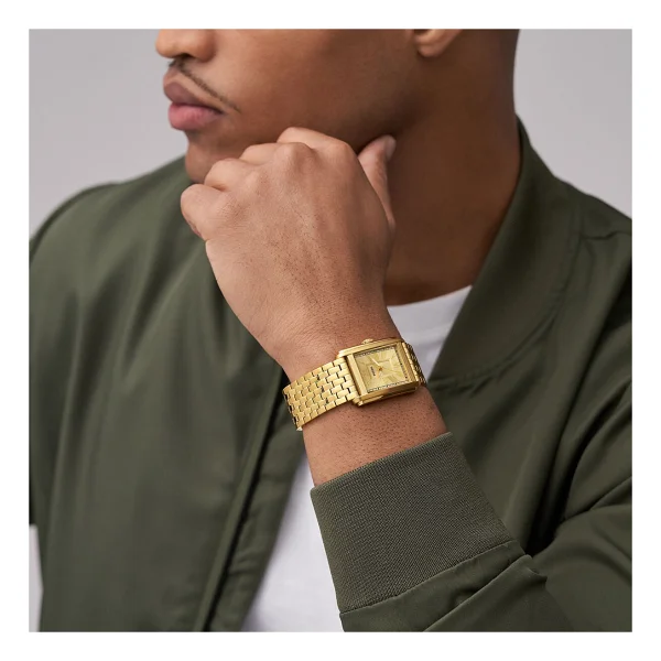 Fossil Carraway FFS6009 Çelik Kordon Altın Erkek Kol Saati - Görsel 4