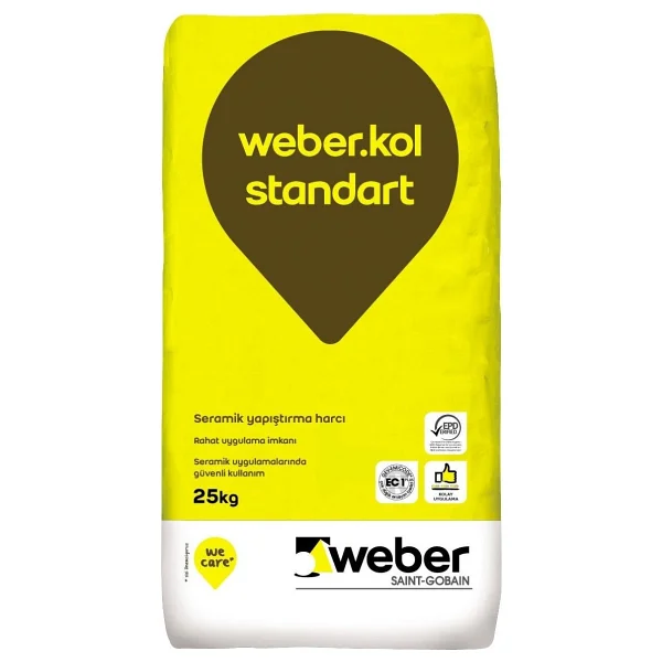 Weber Standart 25 kg Eko Fayans Yapıştırıcı - Görsel 2
