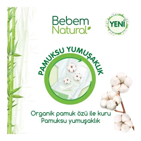 Bebem Natural 1 Numara Yenidoğan 40'lı Bebek Bezi - Görsel 2
