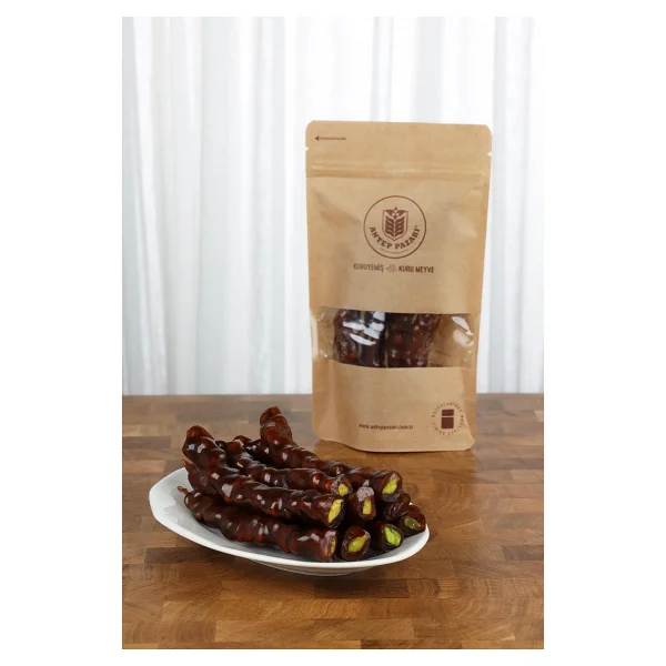 Antep Pazarı Antep Fıstıklı Sucuk-250 gr - Görsel 4