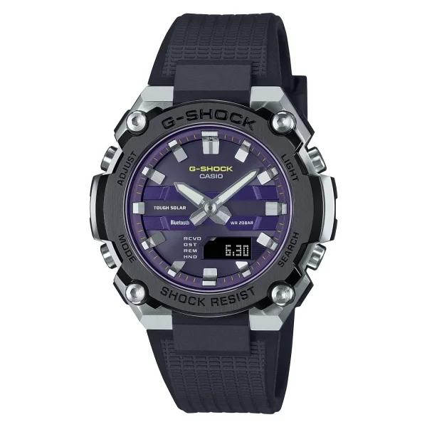 Casio G-Shock G-Steel GST-B600A-1A6DR Silikon Kordon Lacivert Erkek Kol Saati - Görsel 2