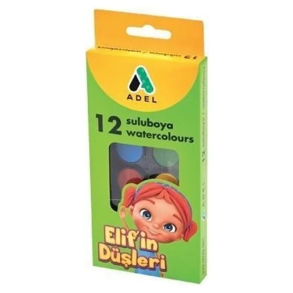 Adel Elif'in Düşleri 12'li Sulu Boya - Görsel 2