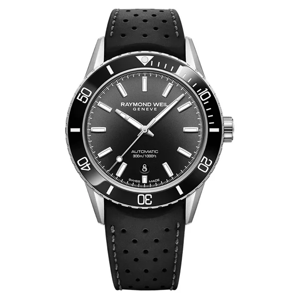 Raymond Weil Freelancer RW2775SR120051 Kauçuk Kordon Erkek Kol Saati - Görsel 5