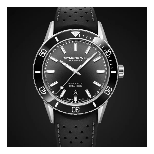 Raymond Weil Freelancer RW2775SR120051 Kauçuk Kordon Erkek Kol Saati - Görsel 8