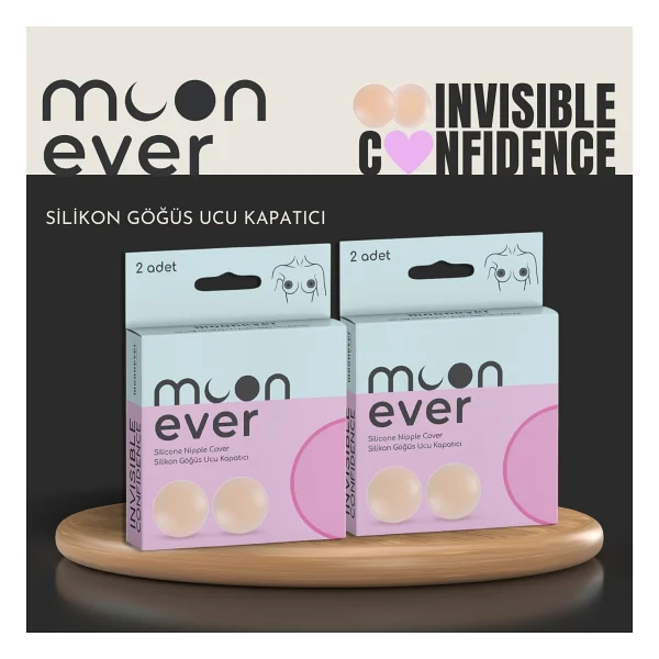 Moon Ever Moonever Silikon Göğüs Ucu Kapatıcı X2 - Görsel 4