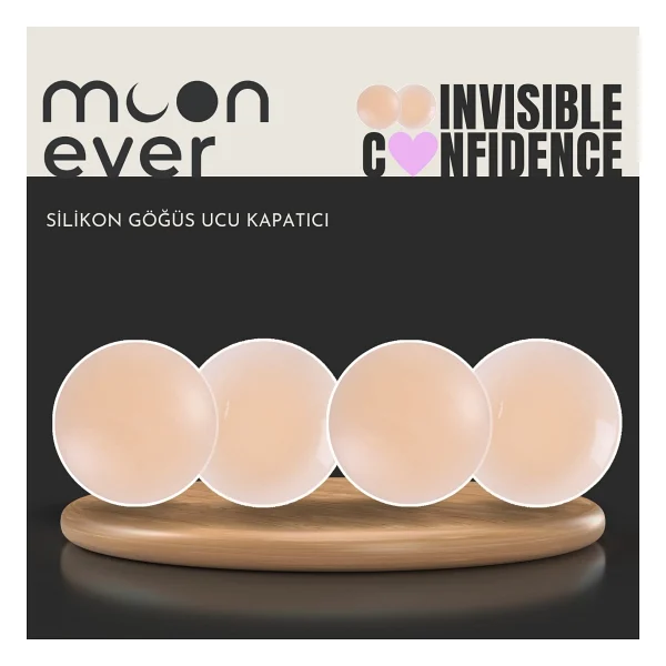 Moon Ever Moonever Silikon Göğüs Ucu Kapatıcı X2 - Görsel 2
