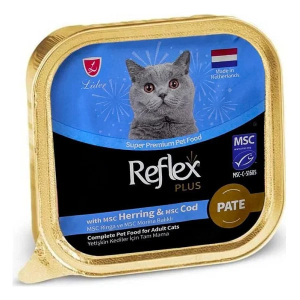 Reflex Plus Pate Ringa ve Morina Balıklı 85 gr Yetişkin Konserve Kedi Maması - Görsel 4