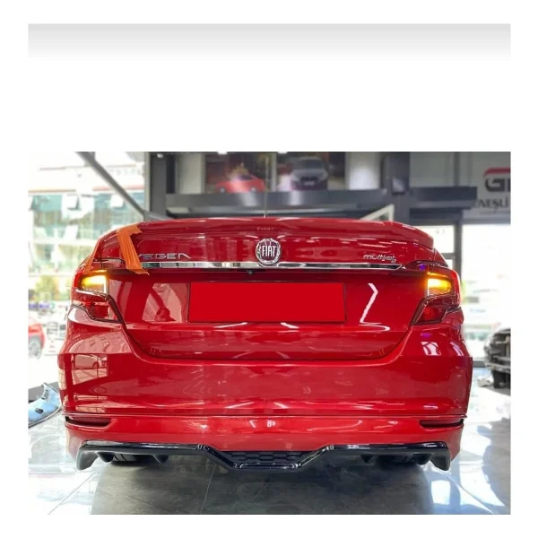 GÜNEŞLİ GARAJ Fiat Egea Makyajsız Body Kit Seti Plastik Uyumlu - Görsel 5