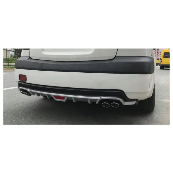 Oto H.İ.T. Hyundai Accent Blue Uyumlu Body Kit Difüzör 4 Çıkış Yuvarlak Gri Model 1 - Görsel 3