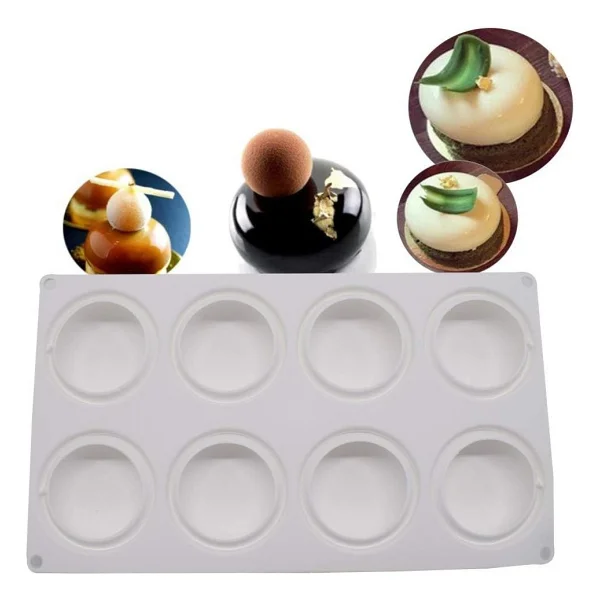 Siliko World Silikon Kek Pasta Sabun Mum Ve Jöle Kalıbı - Görsel 5