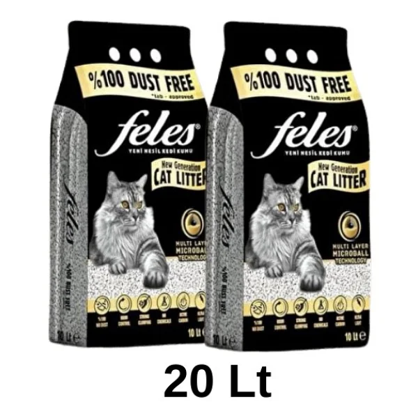 Feles Tozsuz Kedi Kumu 20 Litre - Görsel 2