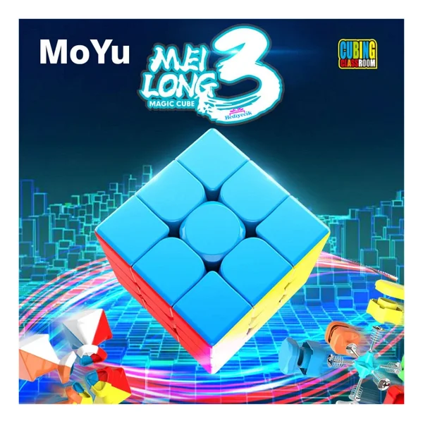 Hediyecik Moyu Meilong 3C Speed 3X3 Zeka Küpü Akıl Küpü Küp Yapışkansız - Görsel 3