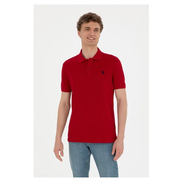 U.S. Polo Assn 50279573 Kısa Kollu Polo Yaka Erkek Tişört - Görsel 10
