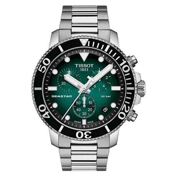Tissot Seastar 1000 Chronograph T120.417 Çelik Kordon Erkek Kol Saati - Görsel 4