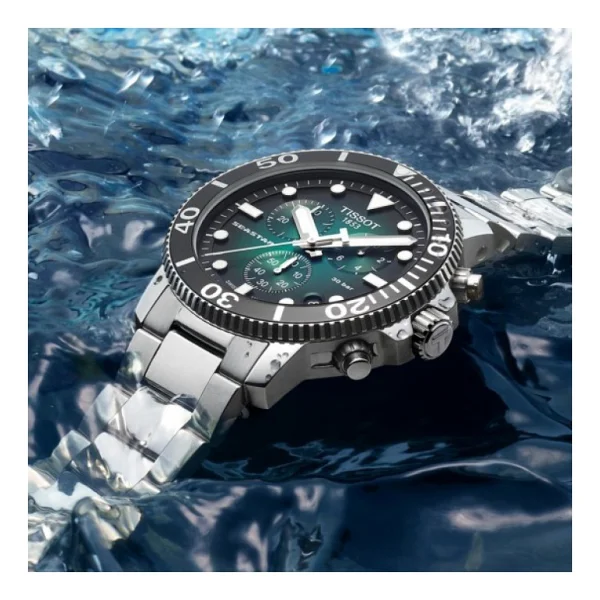 Tissot Seastar 1000 Chronograph T120.417 Çelik Kordon Erkek Kol Saati - Görsel 7