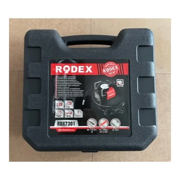 Rodex 12 Volt Mini Kompresör Güçlü Mini Araç Kompresörü 150PSİ - Görsel 2