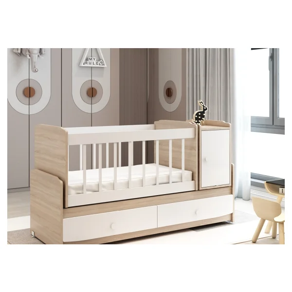 Patiko Swing SW-261 MDF Çıtalı Beşik - Görsel 4