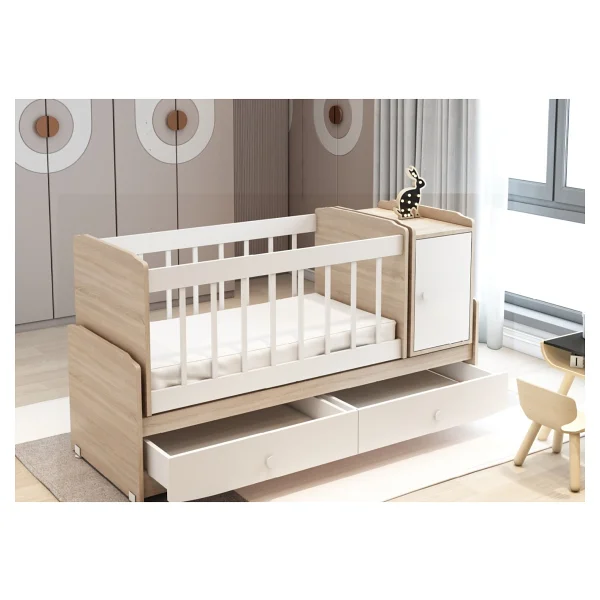 Patiko Swing SW-261 MDF Çıtalı Beşik - Görsel 2