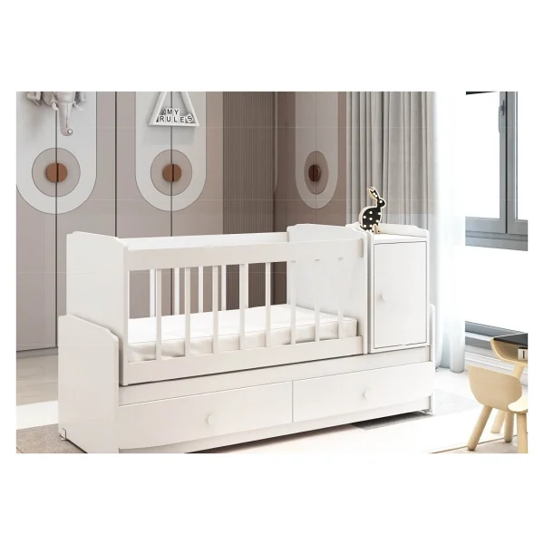 Patiko Swing SW-261 MDF Çıtalı Beşik - Görsel 5