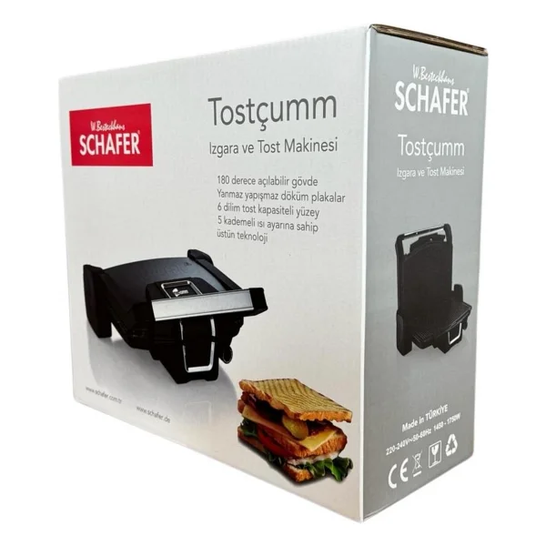 Schafer Tostçumm Rose Gold 1500 W Tost Makinesi - Görsel 4