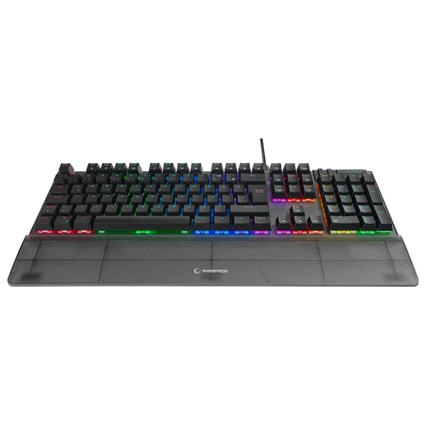 Rampage Carbon Siyah RGB Red Switch Kablolu Mekanik Oyuncu Klavyesi - Görsel 3