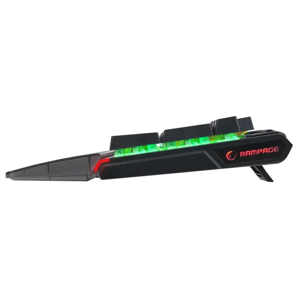 Rampage Carbon Siyah RGB Red Switch Kablolu Mekanik Oyuncu Klavyesi - Görsel 5