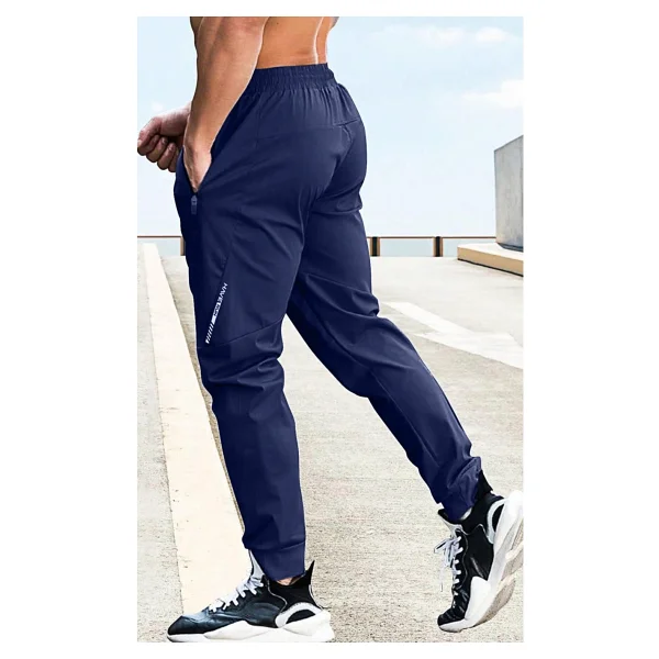 Ghassy Co. Erkek Run Ultra Hafif Egzersiz Aktif Joggers Spor Dar Paça Eşofman Altı 001 - Görsel 7