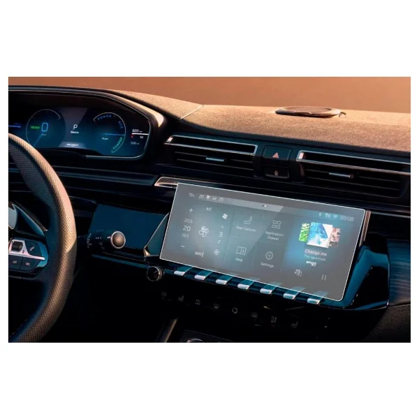 Engo Peugeot 508 10 Inç Mat Ekran Koruyucu Multimedya Şeffaf - Görsel 3