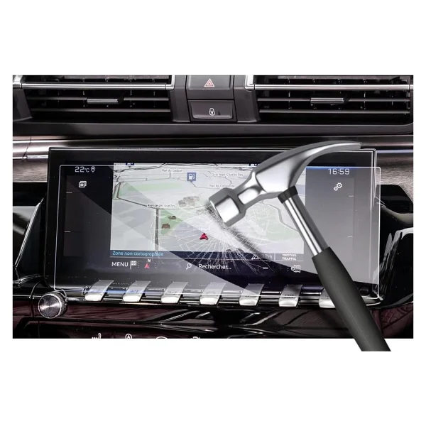 Engo Peugeot 508 10 Inç Mat Ekran Koruyucu Multimedya Şeffaf - Görsel 5