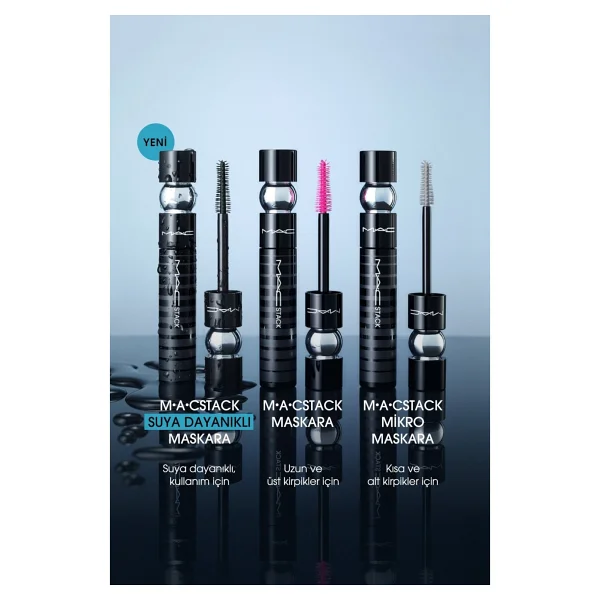 M.A.C Macstack Waterproof Black Stack Maskara - Görsel 3