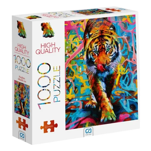 CA Games Kaplan 1000 Parça Puzzle 7032 - Görsel 2