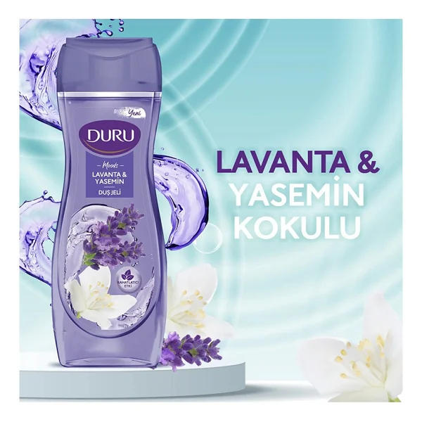 Duru Moods Lavanta ve Yasemin Duş Jeli 450 ml - Görsel 2