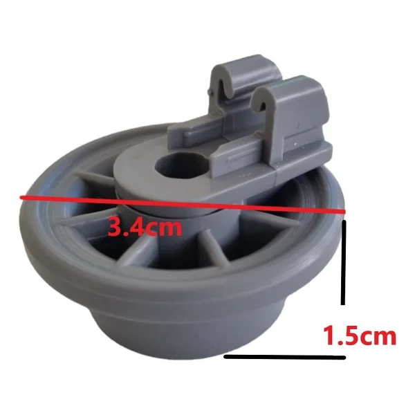 Popüler Bosch Siemens 611475 Uyumlu Alt Sepet Tekeri Iq100 Iq300 Iq500 Iq700 Bulaşık Makinesi - Görsel 2