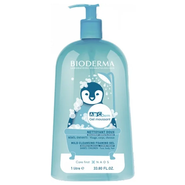 ABCDerm Bebek ve Çocuk Yüz, Saç, Vücut Şampuanı 1 Lt Normal ve Kuru Ciltler, Dermatolojik Tuzsuz - Görsel 9