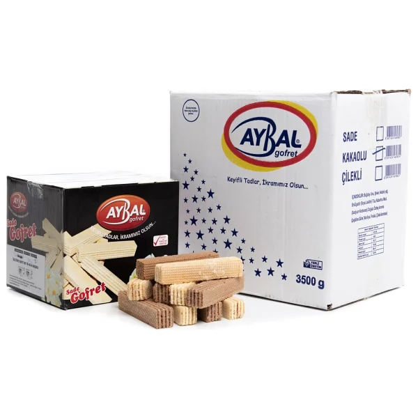 Aybal Taze Çıtır Gofret Sade-Kakaolu 3,5 kg - Görsel 2