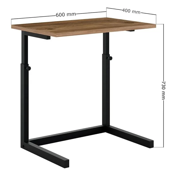 Ceramical Ayarlanabilir Laptop Sehpası - Atlantik Çam - 60 x 160 cm - Görsel 4